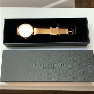 eddie borgo rose gold watch